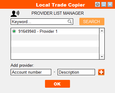 Local binary options copier receiver list